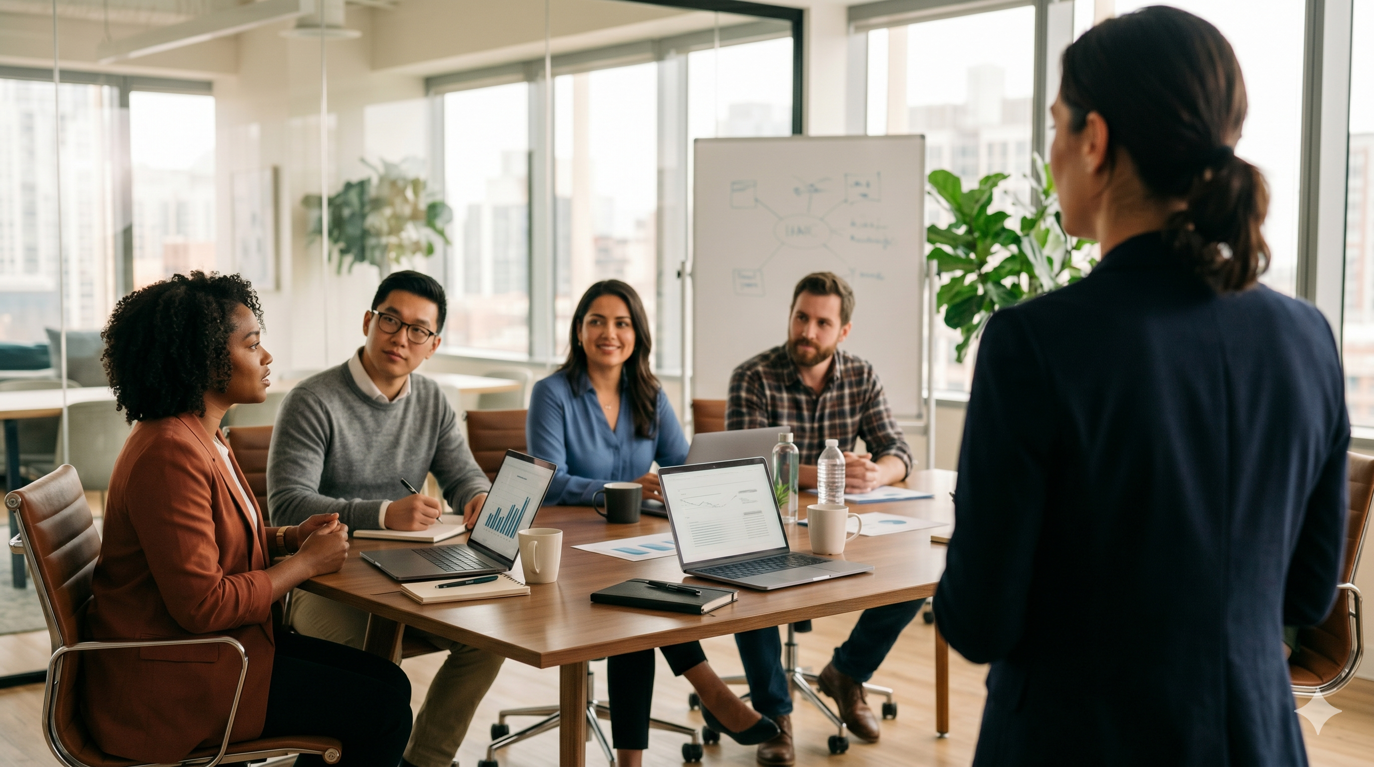 Illustration du servant leadership et de la performance des équipes